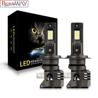 bravyway 48w car led car lights mini tint led headlight bulbs h7 h11 h1 h3 9005 9006 hb3 hb4 12v trucks import chip head