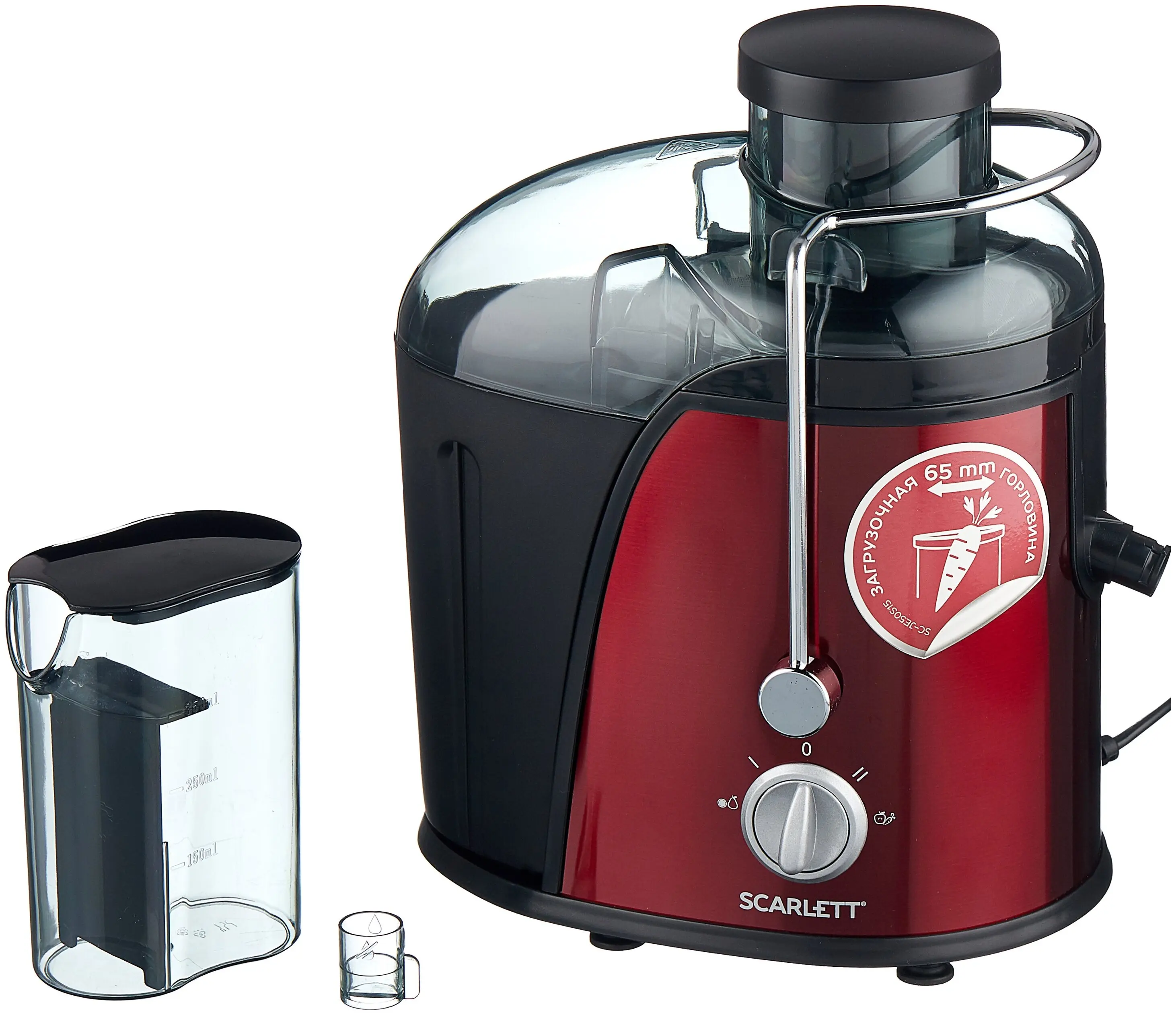 Соковыжималка Scarlett SC-JE50S15 цвет красный |