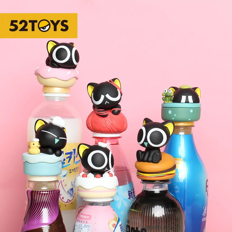 

Трендовая Детская Подлинная Луо Xiaohei Zhanji, серия «лежа», анимация, рождественский подарок, украшение, кавайная игрушка-Кот, фигурки, кукла