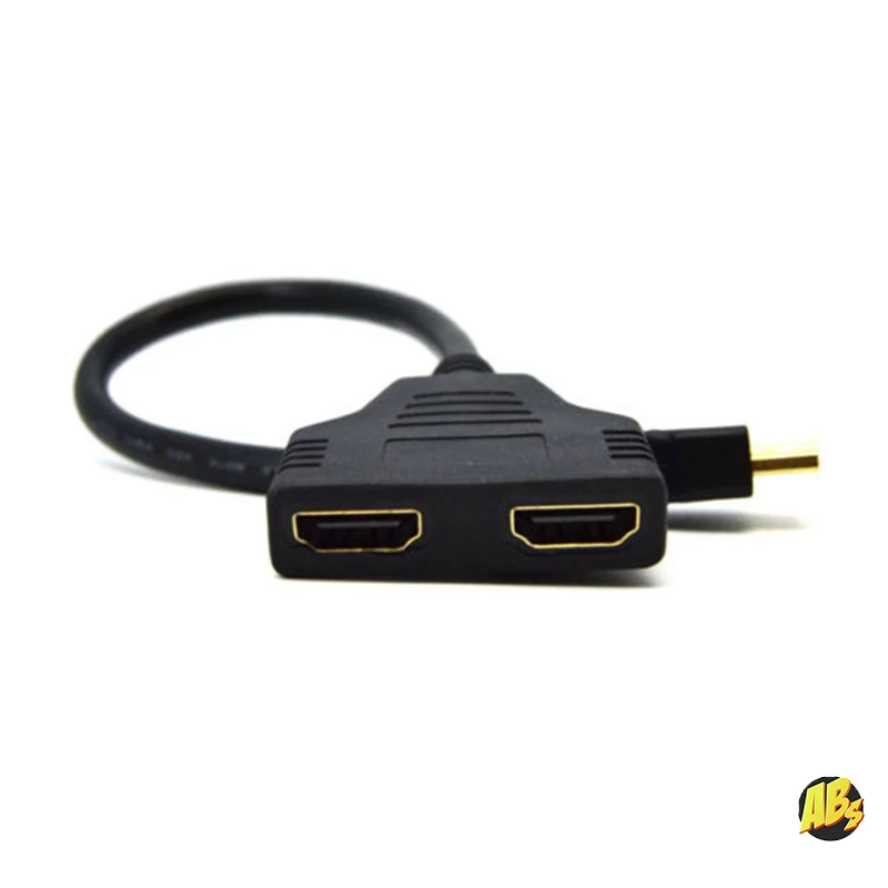 1080P HDMI Splitter Male to Female Cable Adapter Converter HDTV 1 Input 2 Output port Switch|Кабели HDMI| |