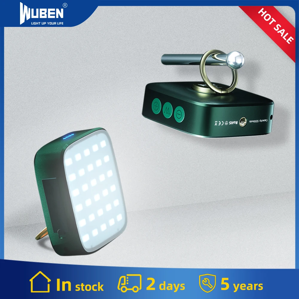 

WUBEN F5 Multifunctional camping Light 500 Lumens IP64 Type-c Charging Mobile power bank Outdoor camping tent lights