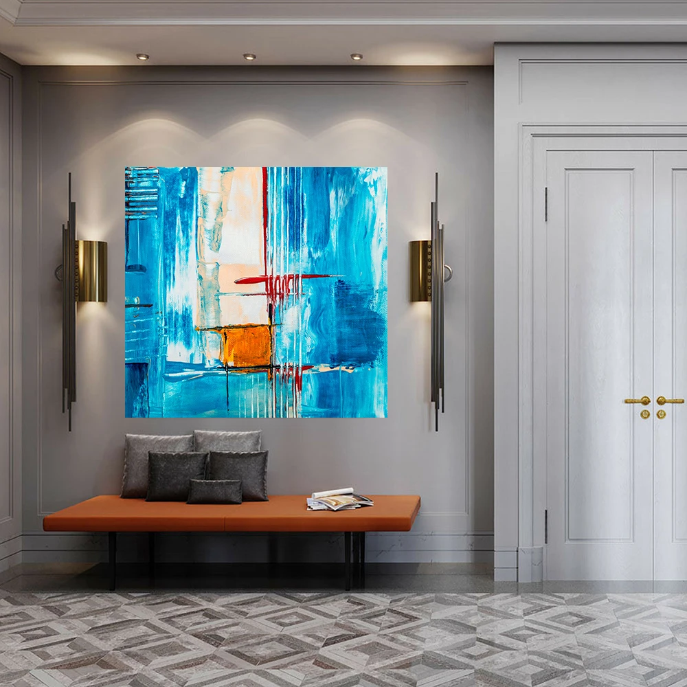 Large size Print Oil Painting Wall painting abstract-expressionism Decorative Art Picture Living Room No Frame | Дом и сад