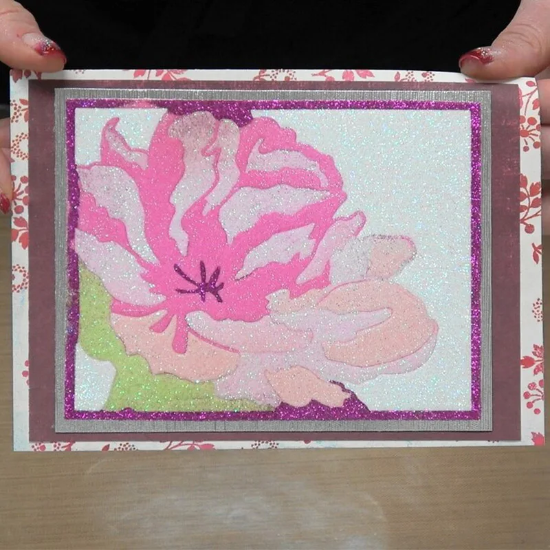 Квадратная рамка Бабочка павлин Подсолнух роза птица металлические Вырубные