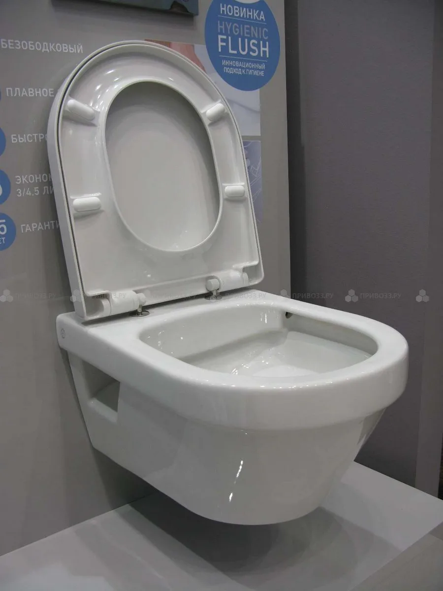 Сиденье для унитаза GUSTAVSBERG HYGIENIC с микролифтом (оригинал Швеция) | Строительство и