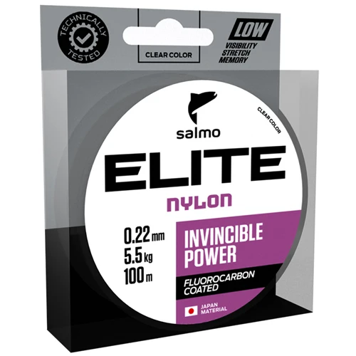 Леска монофильная Salmo Elite FLUORO COATED NYLON 100/020|Рыболовные лески| |
