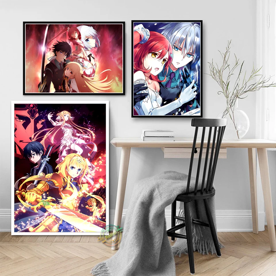 

Аниме настенный плакат Assassins Pride, декоративная картина на холсте для гостиной, спальни, домашний декор, картина в подарок