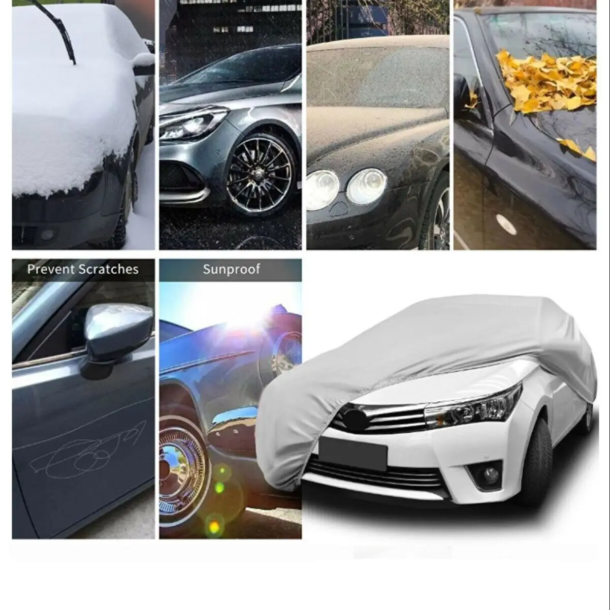 Универсальная автомобильная палатка из брезента класса люкс для Mercedes Bmw Toyota