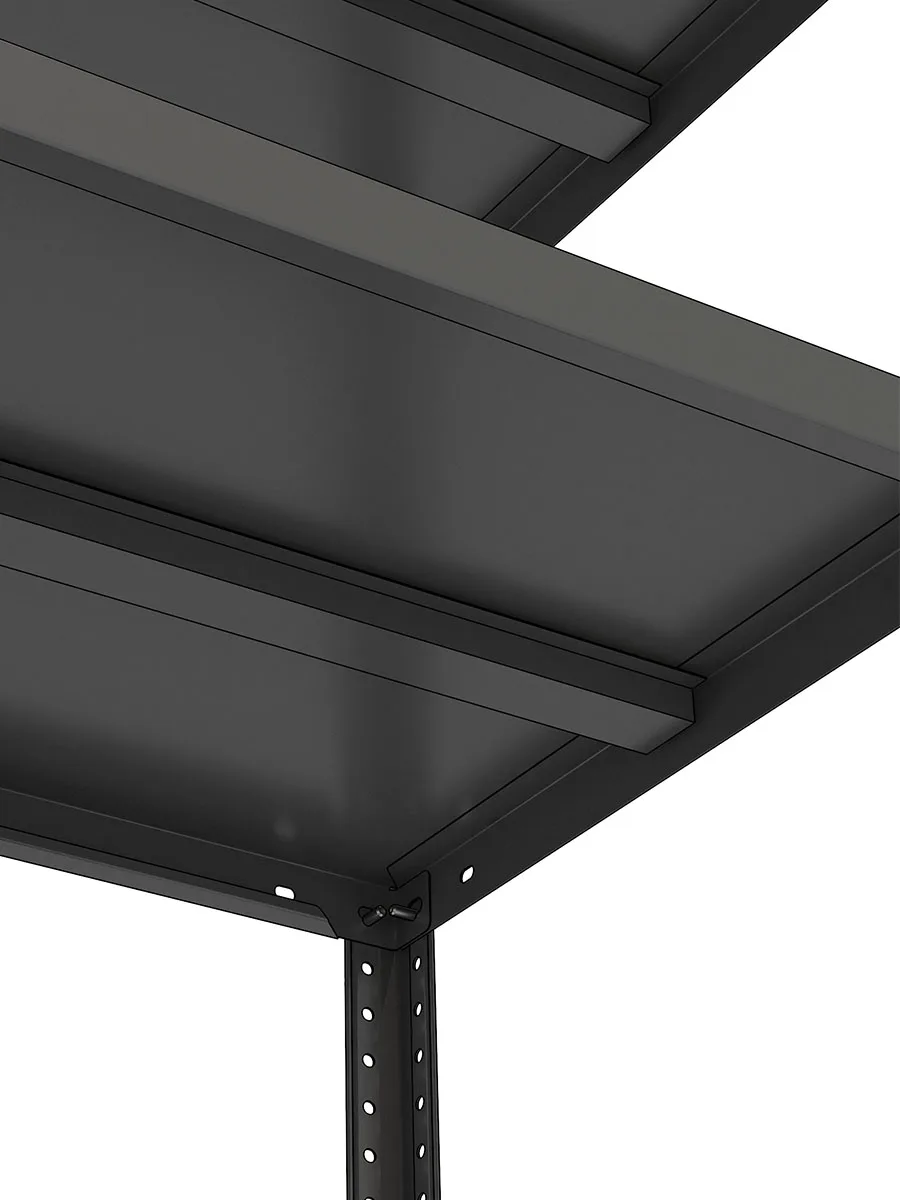 стеллаж металлический металл завод стфл 2000х1000х600 4 полки