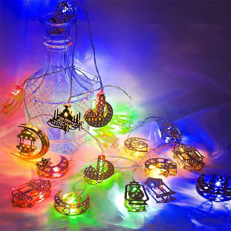 

Рамадан Mubarak светильник s 20 светодиодный s Led Рамадан Eid String светильник Mubarak ислам декоративные для дома и улицы Декор для дома и сада