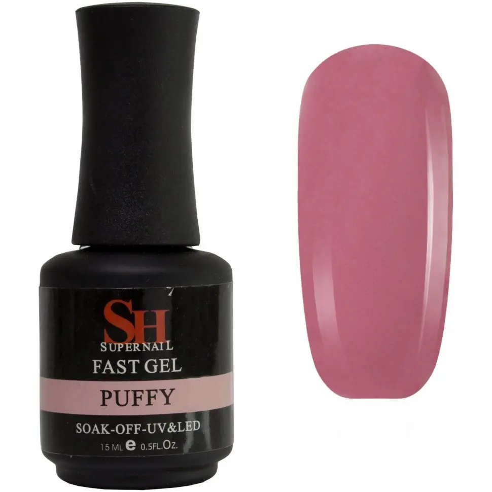 15 мл гель для наращивания ногтей SUPER NAIL FAST GEL белый прозрачный УФ маникюрный|Гель