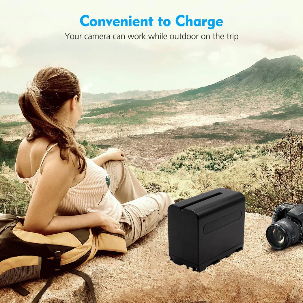 Аккумулятор для Canon LP-E6 6600mAh для Canon EOS7D, CanonEOS 5D, Canon EOS6D, CanonEOS 60D