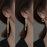 925 sterling silver earrings sparkle drop earrinngs boho jewelry french earrings minimalism brincos pendientes earring for women