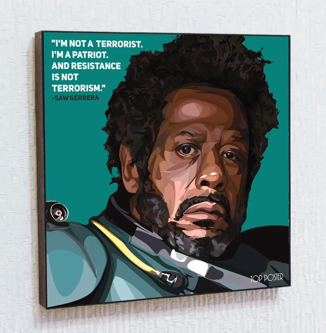 Со Геррера Картина в стиле Поп Арт с креплением на стену портрет постер плакат