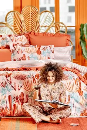 

Комплект пододеяльников Saten Fount, размер 240X220 см, двухсторонний, 100% хлопок, 3 шт.