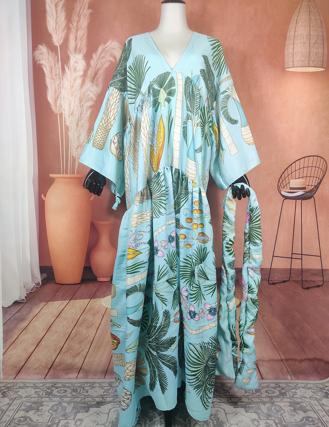 Muçulmano tradicional moda kuwait blogger borboleta manga kaftan vestido turquia causal boêmio ramadã islâmico solto abaya