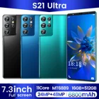 Смартфон Global S21 Ultra на базе Android 10, 512 ГБ