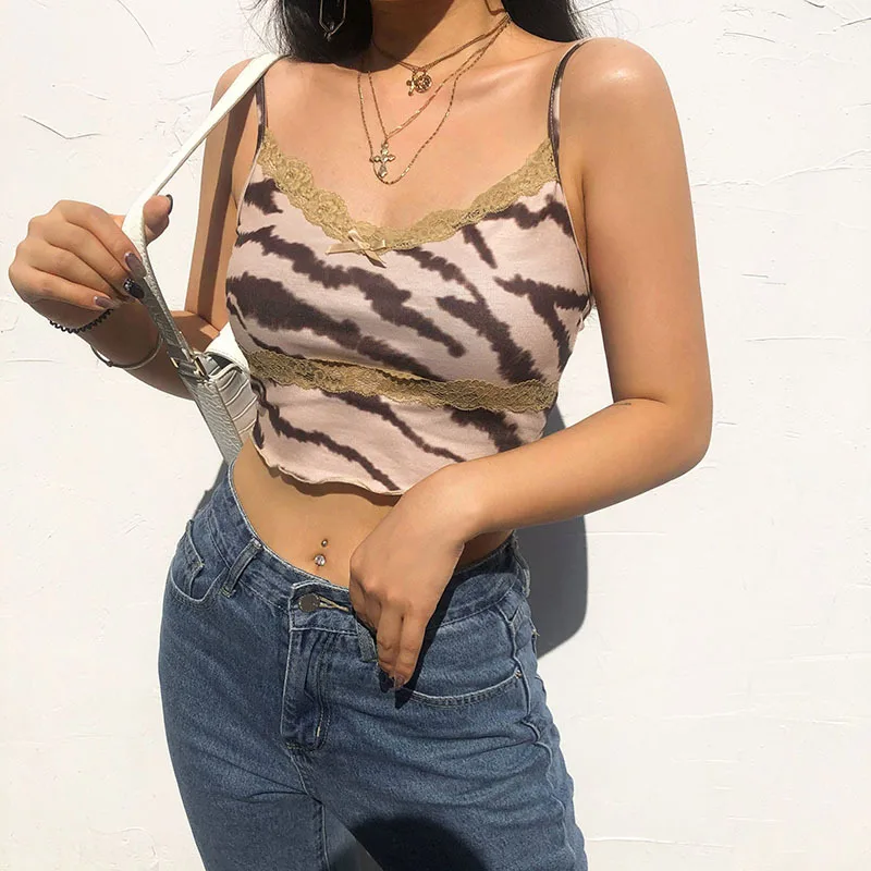 2020 кружевное платье с v образным вырезом и леопардовым кроп топы Для женщин