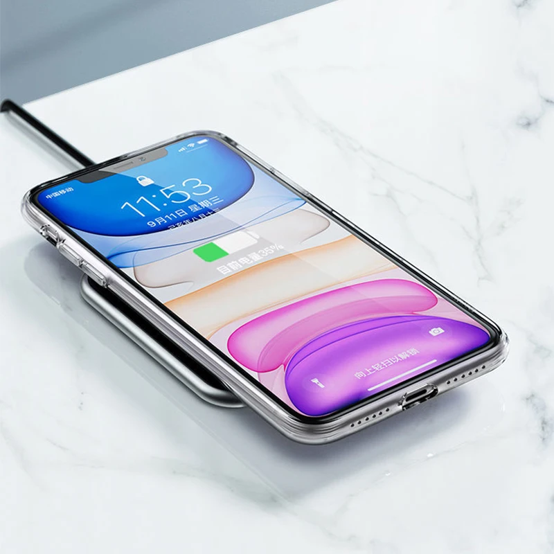 

Shockproof Clear Phone Case For iPhone 12 11Pro Max XR X XS Max Transparent Soft Back Cover For iPhone 12 Mini 7 8 Plus 6S Plus