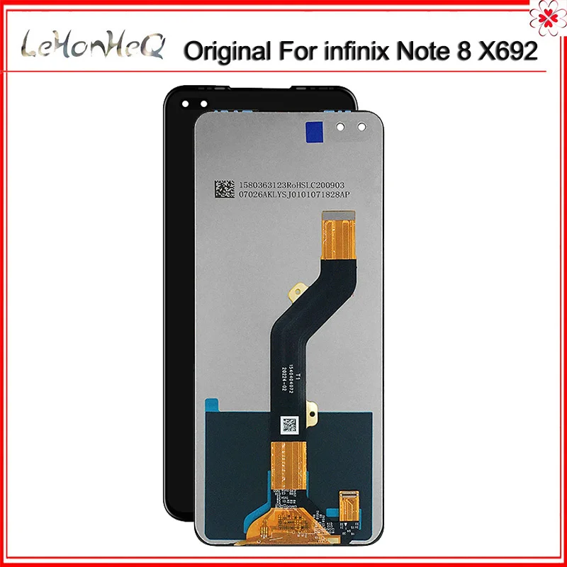 

100% New Original Tested 6.95" LCD Display Replacement For Infinix Note 8 X692 LCD And Touch Screen Assembly For Infinix Note 8