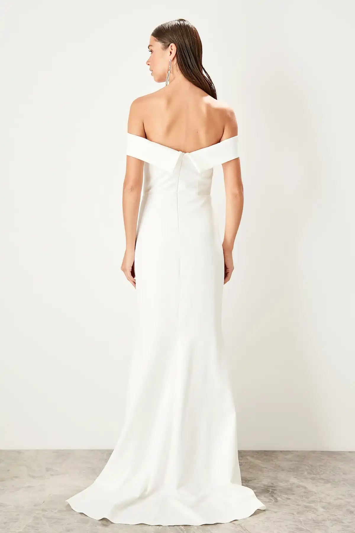 Trendyol Carmen Collar Evening Dress TPRSS19FZ0276 | Свадьбы и торжества