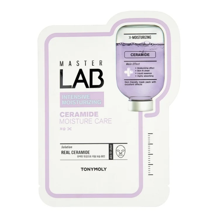 TONY MOLY тканевая маска Master Lab Ceramide восстанавливающая 19 гр |