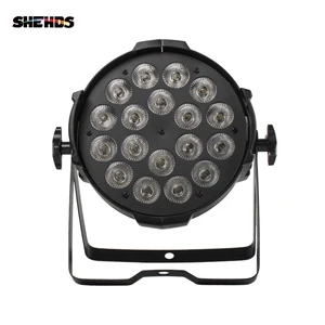 Светодиодное уличное освещение SHEHDS Par, 18x18 Вт, RGBWA + UV DMX512, IP65, DMX, подходит для диджея, дискотеки, концерта, бара, церкви