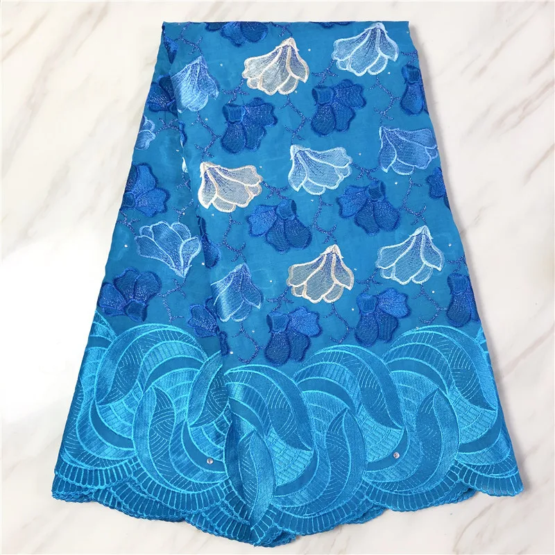 Африканская швейцарская хлопчатобумажная сухая кружевная ткань нигерийская