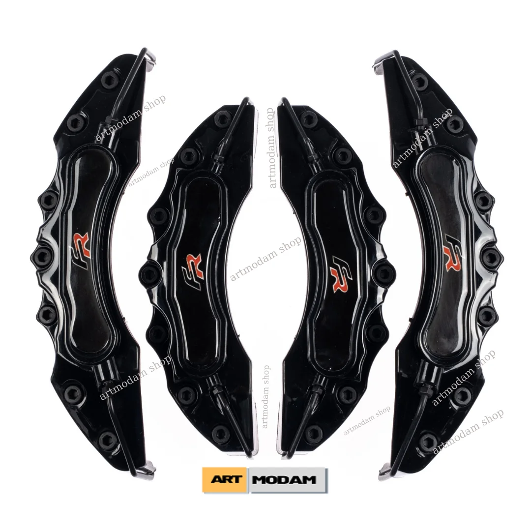 

For SEAT FR Brake Caliper Cover 4 Pieces FR Black Blue Green Red Orange Yellow For SEAT Auto Spare Parts accessories Brake Systm