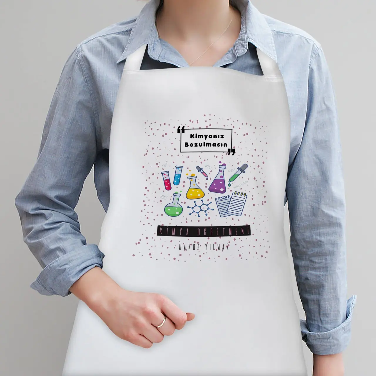 

Персонализированный Слюнявчик с дизайном учителя химии-4