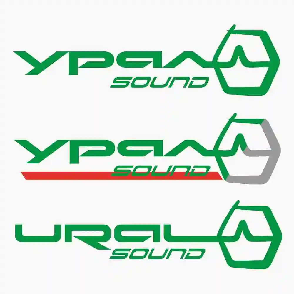Наклейка на авто стекло Урал Саунд Ural Sound виниловая из пленки|Наклейки