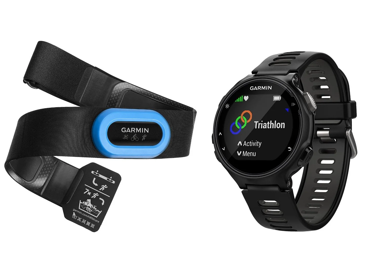 Часы Garmin Forerunner 735XT HRM Tri Swim Черно серые|Фитнес-трекеры| |