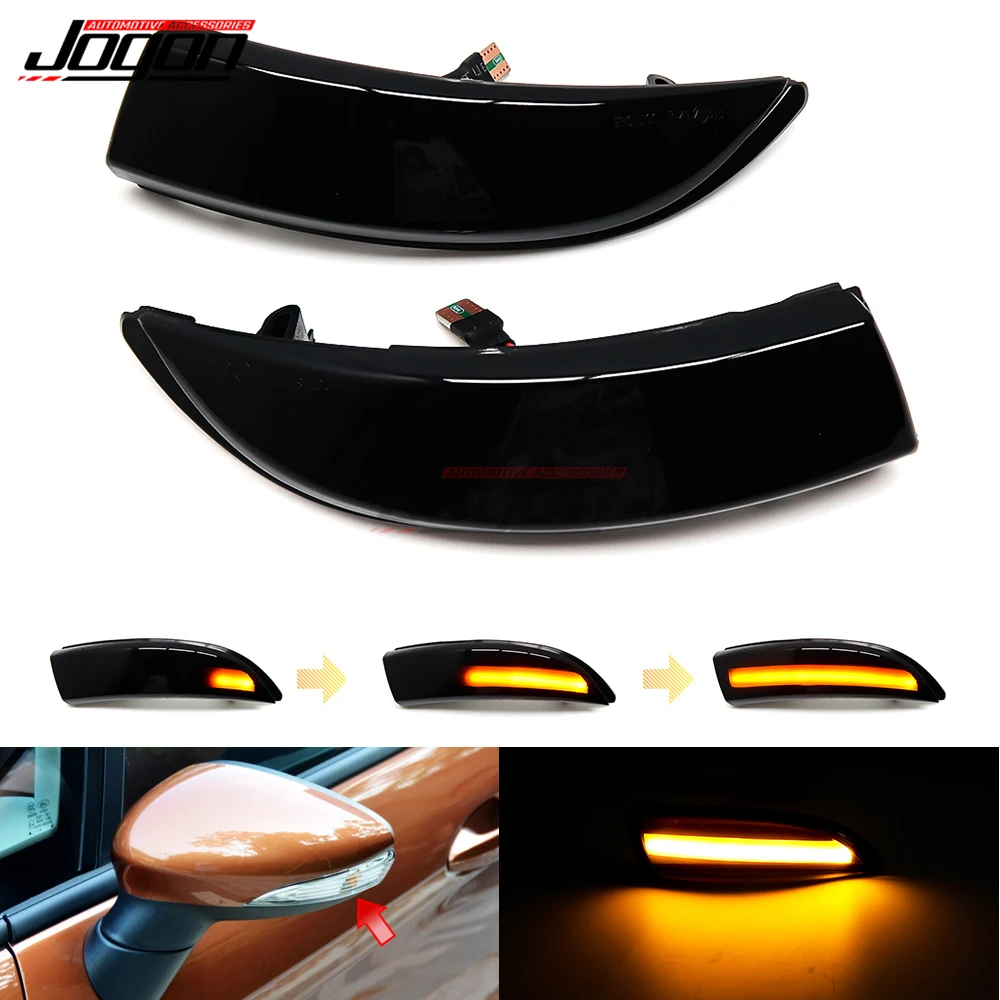 Светодиодный динамический поворотный сигнал боковое зеркало последовательный