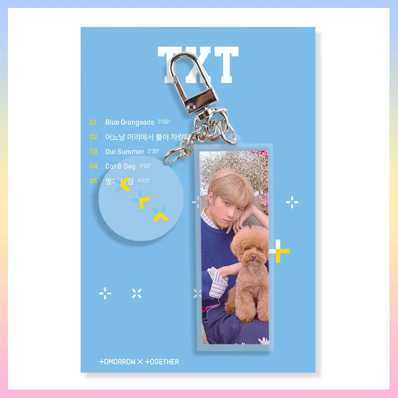 BEOMGYU K POP Bangtan Boys TXT акриловый брелок для ключей choisoo-bin BEOMGYU TAEHYUN HUENINGKAI YG339 - Цвет: BEOMGYU