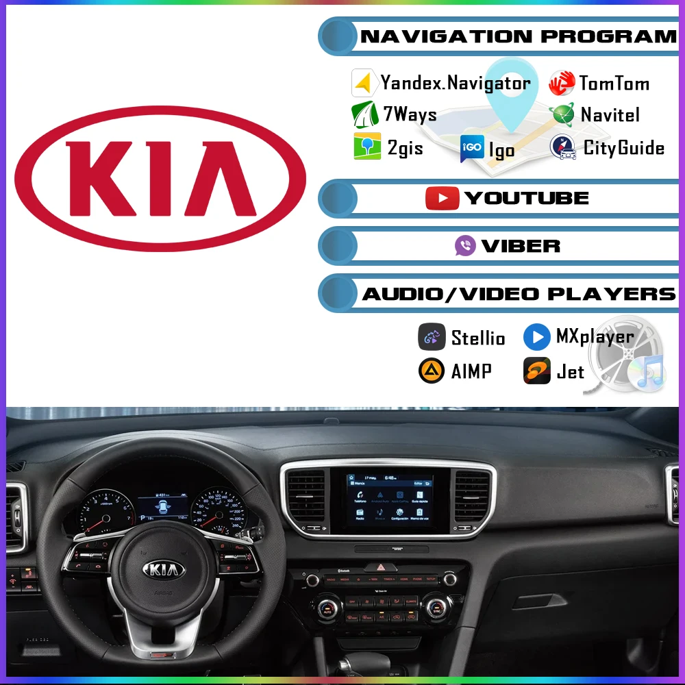 KIA Niro 2016-2020 Android upgrade for original head unit via SD card. Navigation installing additional apps | Автомобили и