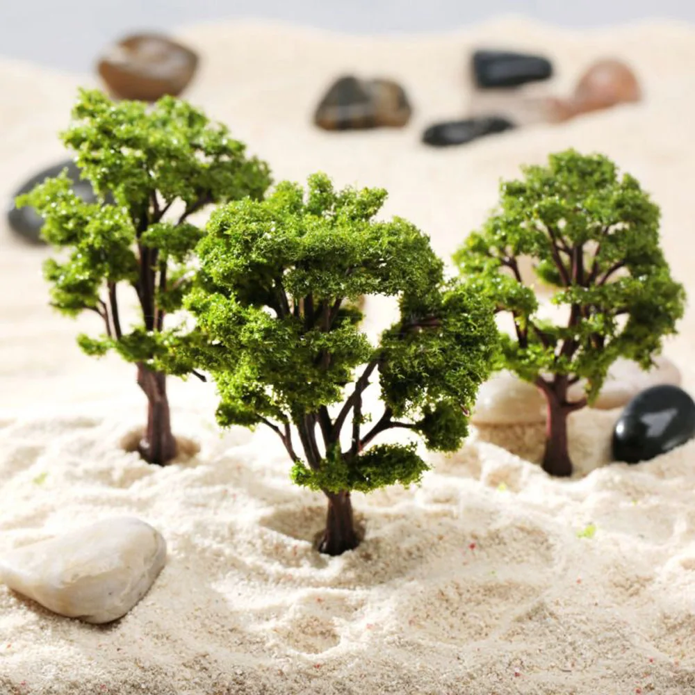 Trees Model Train Railroad Decor Scenery Landscape HO-OO Scale Building Static Grass Tufts Miniature Scenery Wildflowers Flower