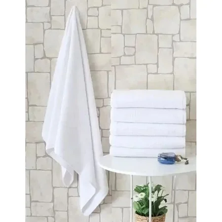 

Evimerenk White Hotel Towel 70 X140 5'li Package 361812565