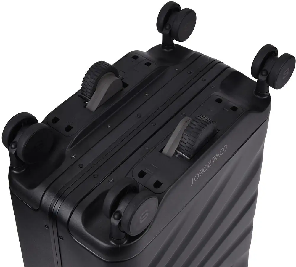 Электронный умный чемодан LEED Luggage Cowarobot черный|Чемоданы| |