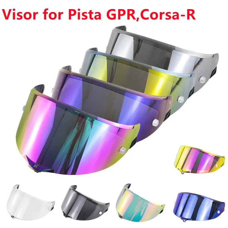 Full Face Motorcycle Helmet Visor for AGV PISTA GPR/CORSA R Motorbike Helmet Shield Accessories & Parts Lens Case Windshield