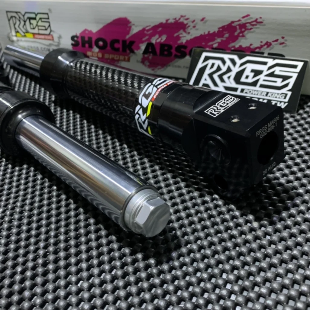 Передние вилки JISO для JOG50 EVO50 3KJ карбоновые амортизаторы RRGS модифицированный