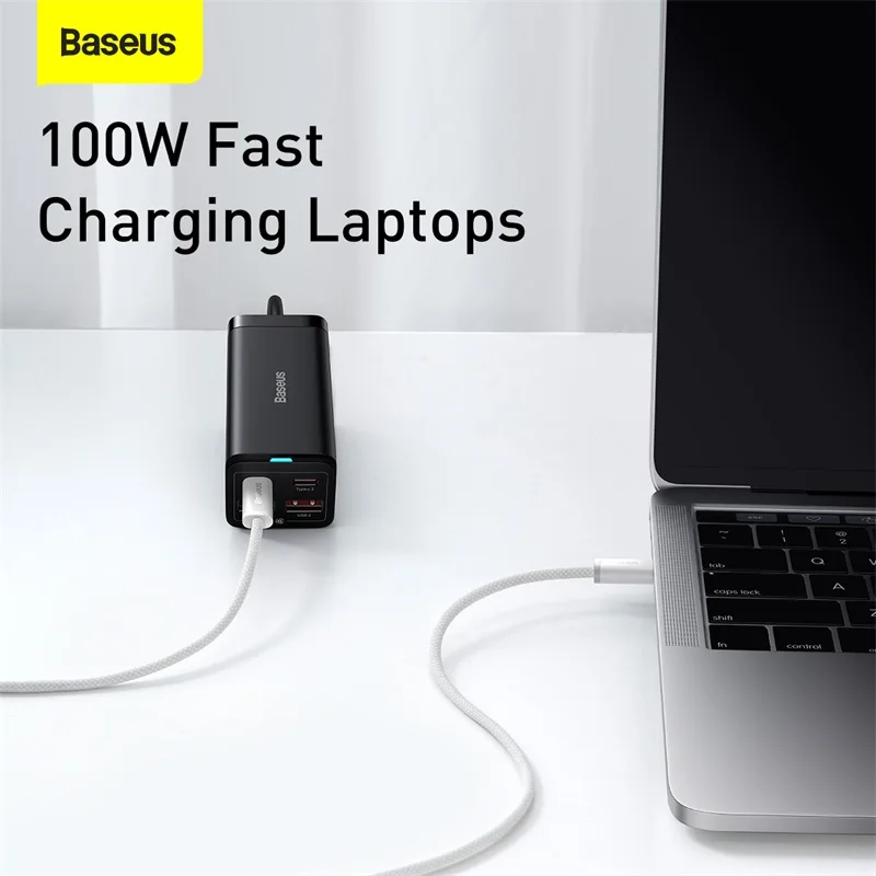 Baseus 100 Вт USB C кабель к Type для Macbook Pro ipad PD быстрое зарядное устройство Шнур Type-c Xiaomi