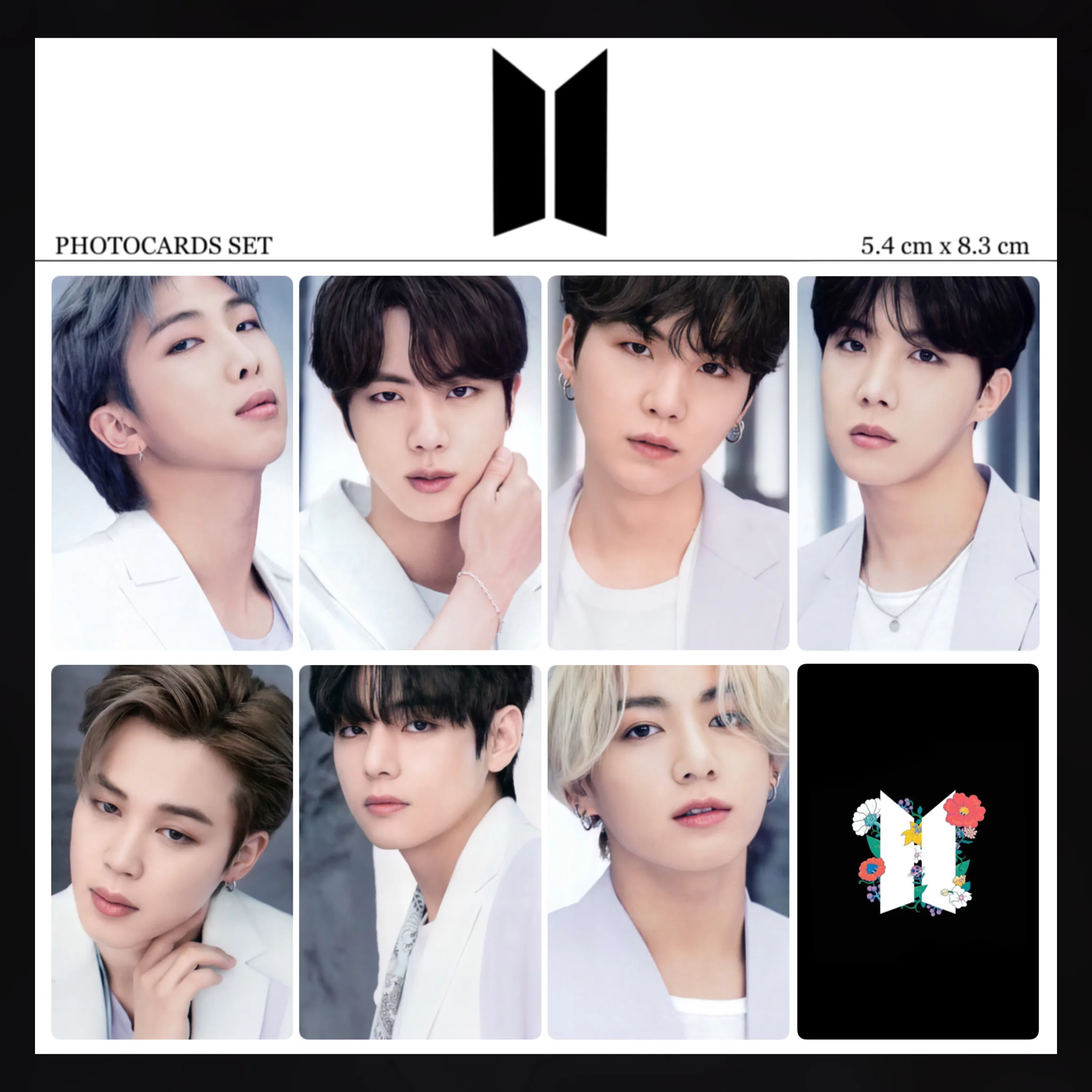 7 шт/комплект Карты закладка K POP BTS BANGTAN для коллекции|Набор канцтоваров| |