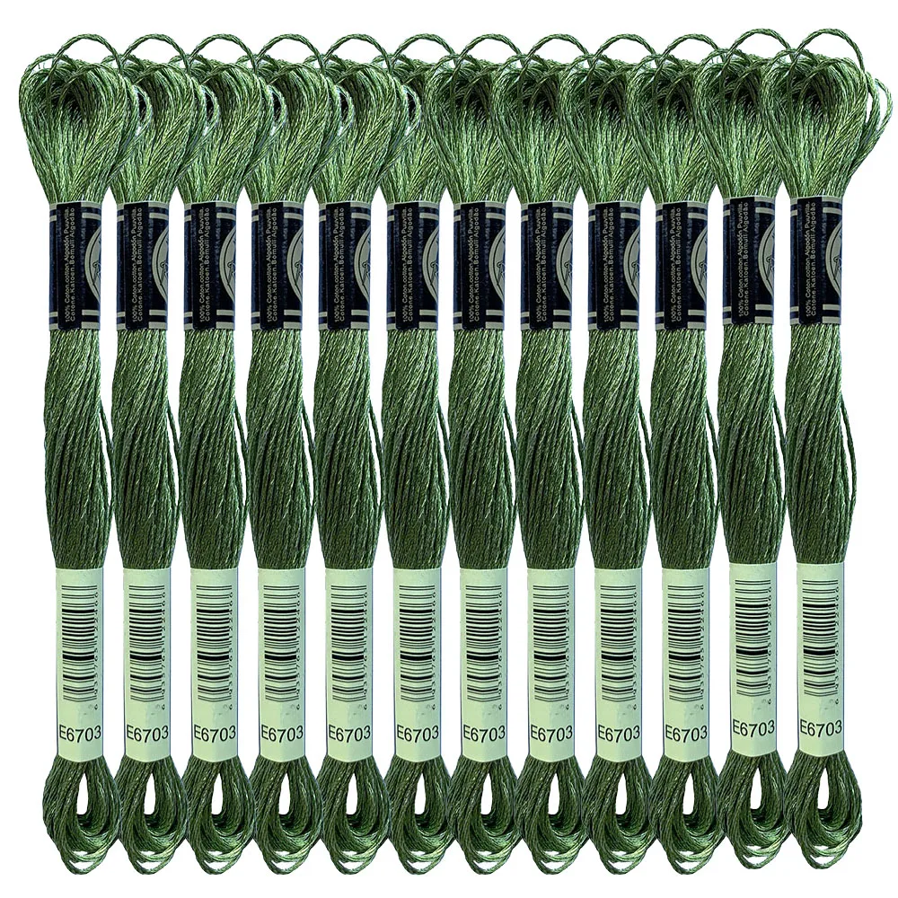 Драгоценный камень эффекты 12 нитей делиться металлик нитки мулине пакет для