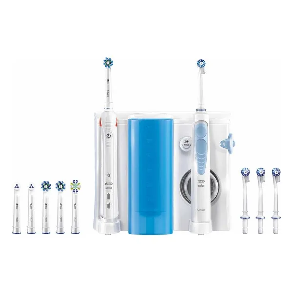 Электрическая зубная щетка + ирригатор полости рта Oral B SMART5000 OXYJET Bluetooth