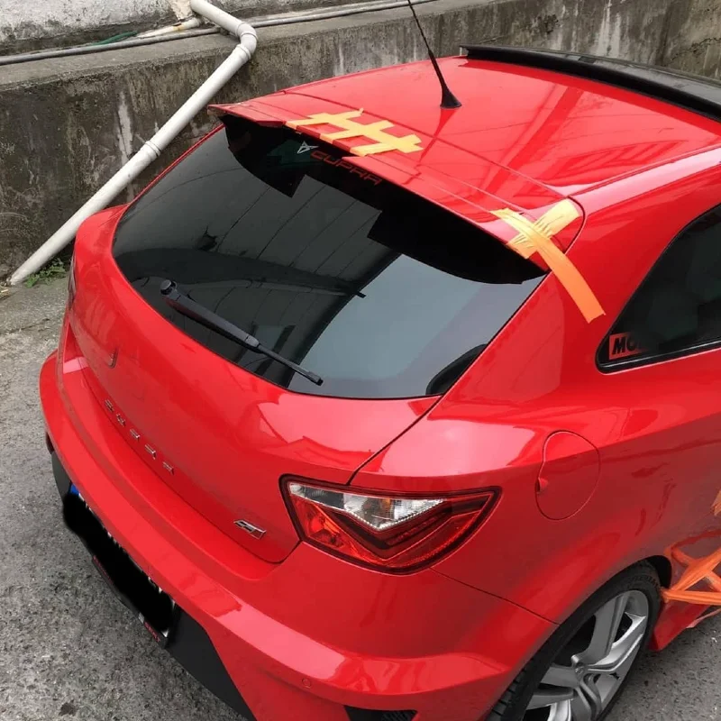 Спойлер на крышу для Seat Ibiza 2008-2017 Модель Годы выпуска Cupra 3 двери АБС-пластик