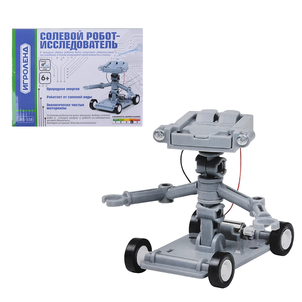 КОНСТРУКТОР РОБОТОТЕХНИКА &quotСОЛЕВОЙ РОБОТ-ИССЛЕДОВАТЕЛЬ&quot ПЛАСТИК | Игрушки и