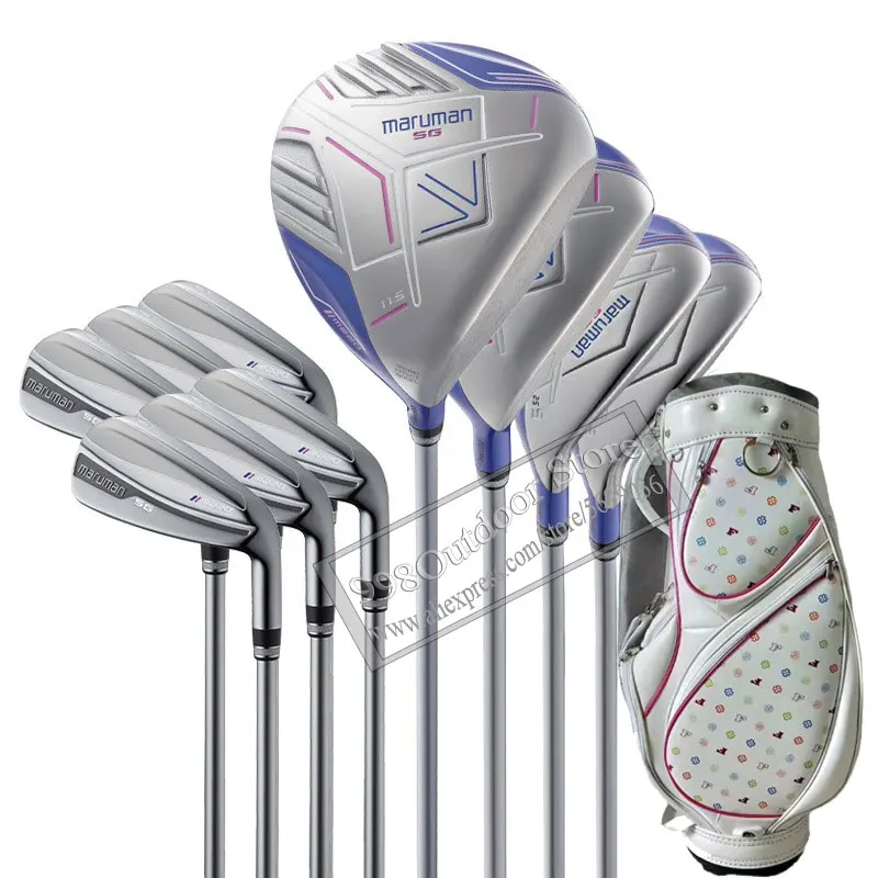 

Women Golf Clubs MARUMAN SG Compelete Set of Clubs Golf Driver Wood Irons Putter L Flex Graphite Shaft Free Shipping and Bag