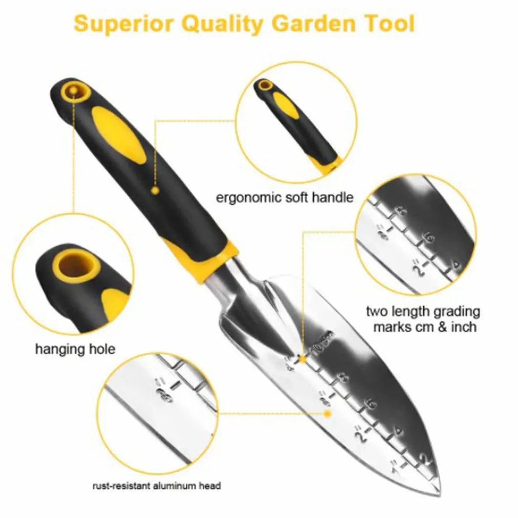 

Multi-function 5pcs Garden Tool Hand Succulent Farmland Transplant Garden Land Transplant Garden Plants bucket shovel tools