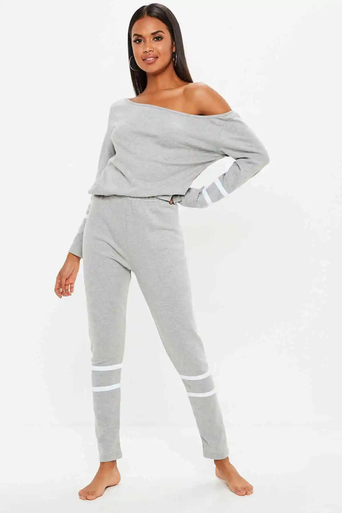 

Women's New Summer Spring Women Pajama Sets Homewear Pajamas Suit Sleepwear long-sleeve suspenders shoul open Nightgown