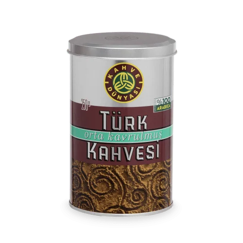 Темный жареный турецкий кофе,% 100 арабиканский кофе в зернах, 250 г