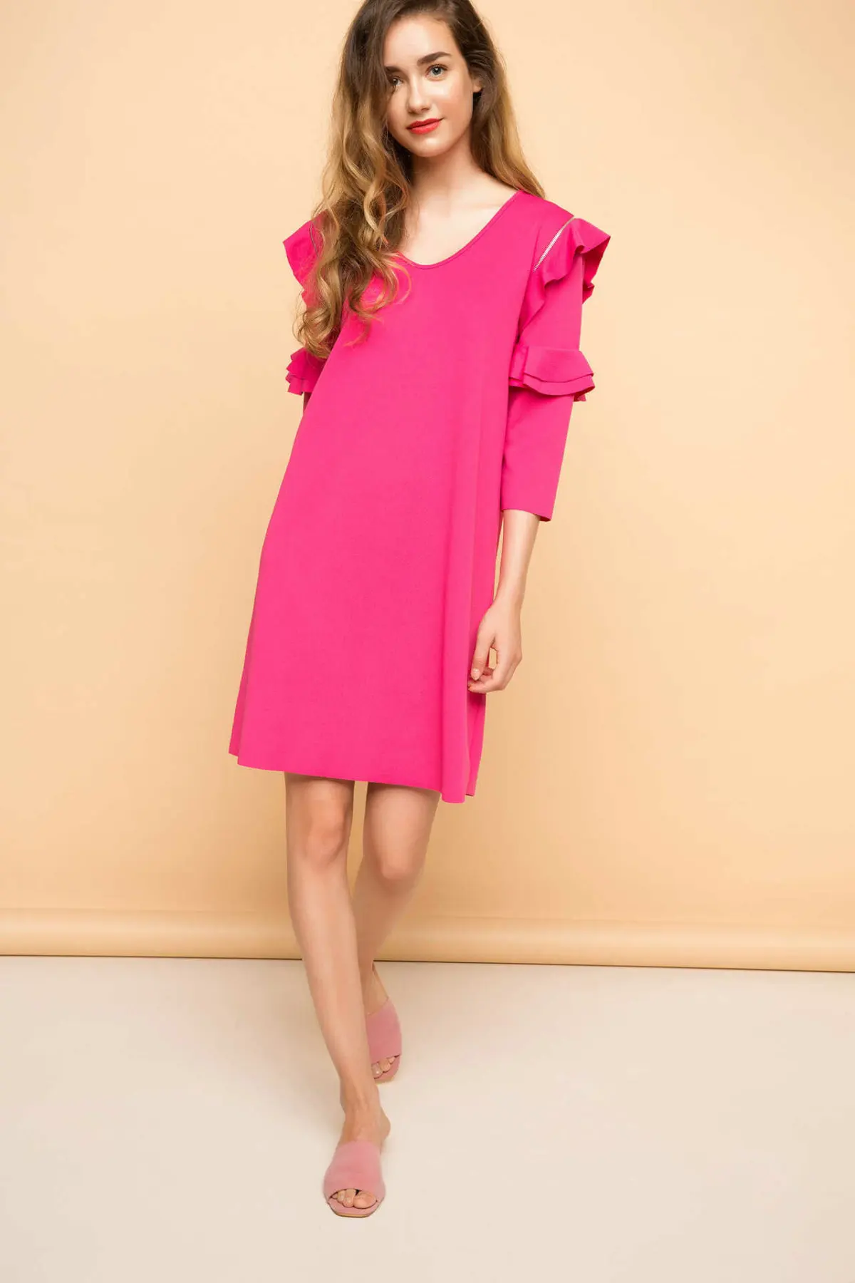 DeFacto Женский трикотажный Dress-H9599AZ17HS | Женская одежда